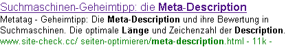 meta-description Laenge